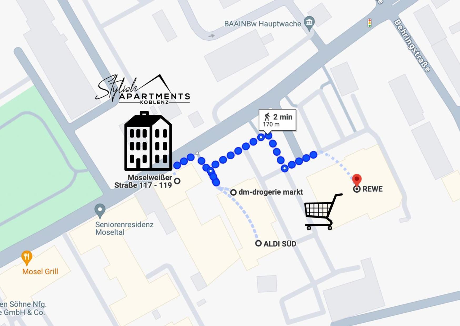 Modern Apartment - Fuer Freunde & Familien, Stadtnah, Parkplatz, E-Ladestation, Gitterbox Fuer Fahrraeder, Fitnessstudio, Digitale Gaestemappe Mit Restaurant- Und Unternehmenstipps Coblenza Esterno foto